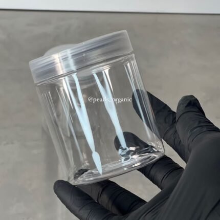250ml transparent cup with transparent cover