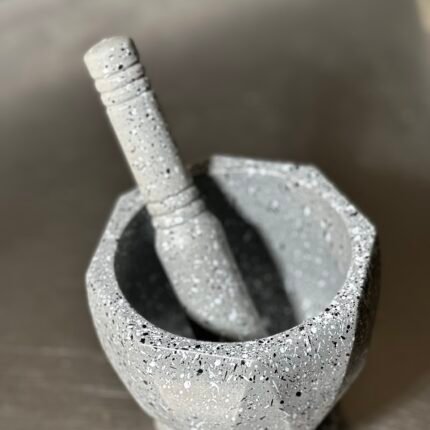 Mable mortar and pestle big